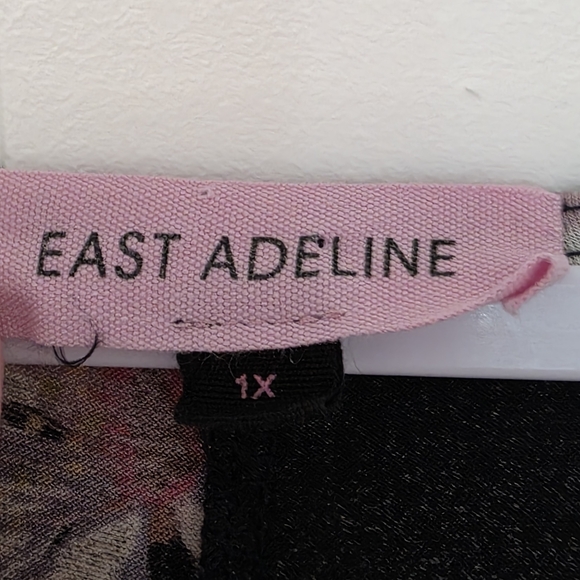 East Adeline Black Floral Maxi Dress – Women’s 1X - Picture 3 of 8